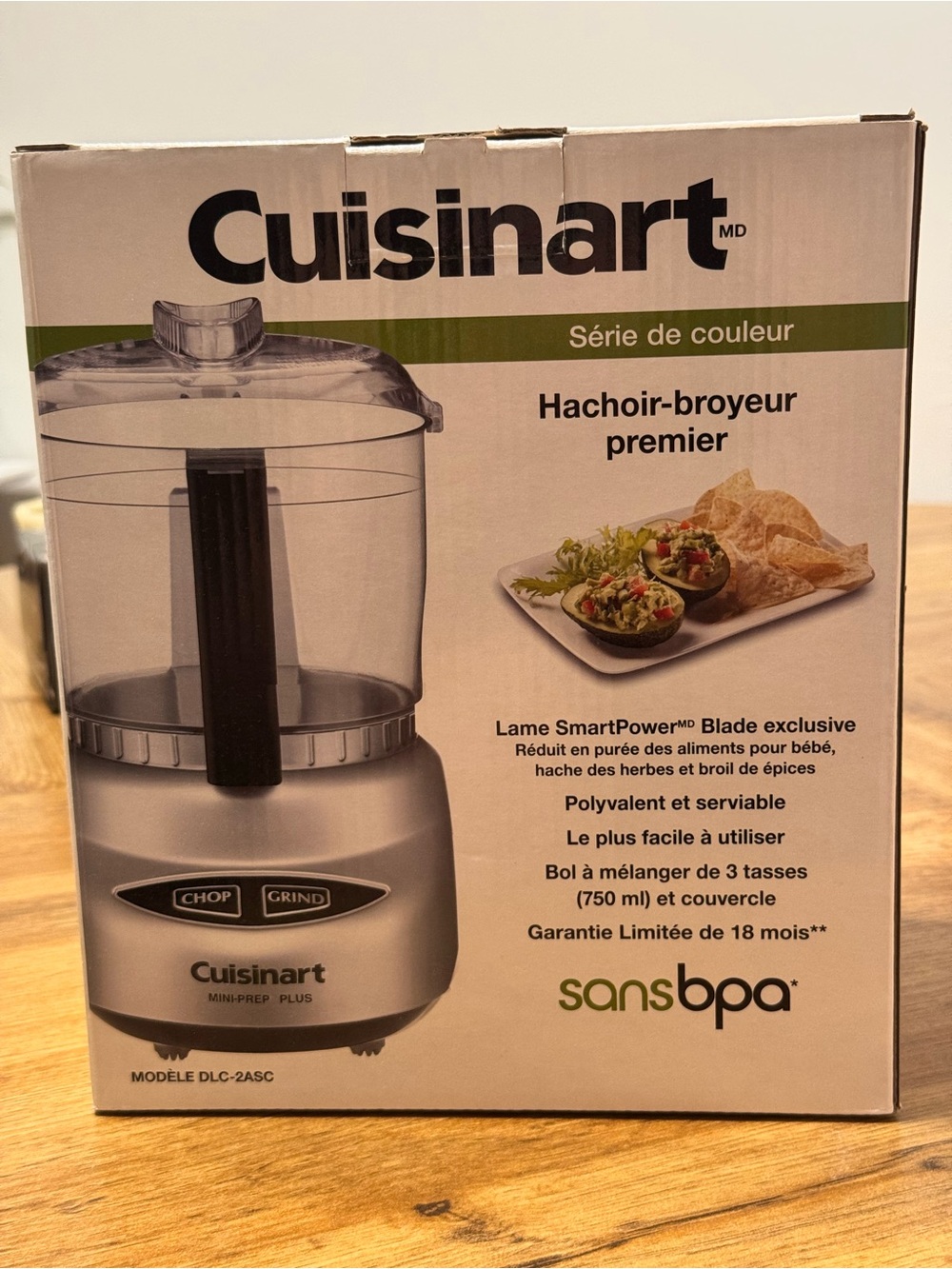 Cuisinart Mini-Prep Plus Food Processor in Silver and Clear